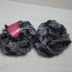 Filatura Di Crosa Fancy Gray and Black Yarn Bundle